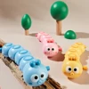 Wind Up Caterpillar/Fish Toy, Funny Caterpillar/Fish Shape Wind-Up Toy, Cartoon Cute Interactive Toy Gift For Kids 4