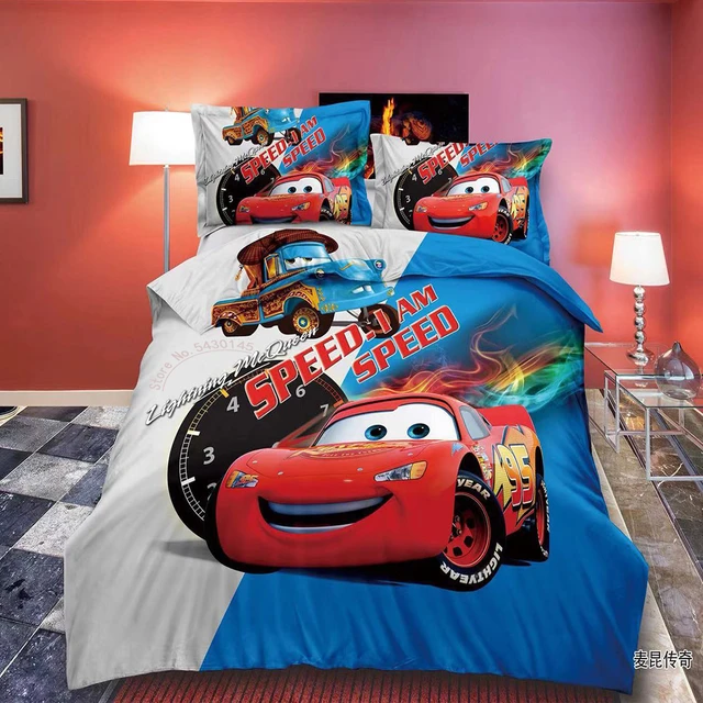 Popular Disney Cars Children Bedding Sets Single Twin Full Size Duvet Cover  Bed Sheet Pillowcase Lightning McQueen 95 Bedclothes - AliExpress