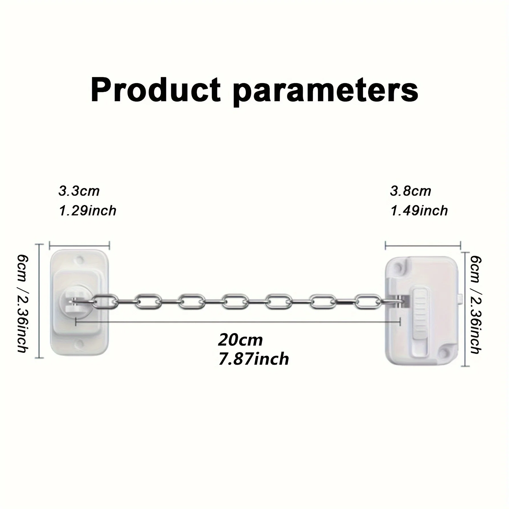 Adjustable Window Safety Lock-No-Drill/Drill Installation, Secure Sliding & Casement Windows with Screws and Adhesive Included
