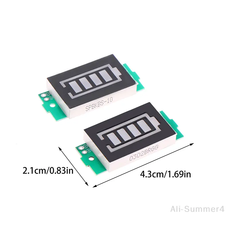 1S 2S 3S 4S 5S 6S 8S Lithium Battery Capacity Charge Indicator Display Module 3-34V 5mA Electric Vehicle Battery Power Tester image 6