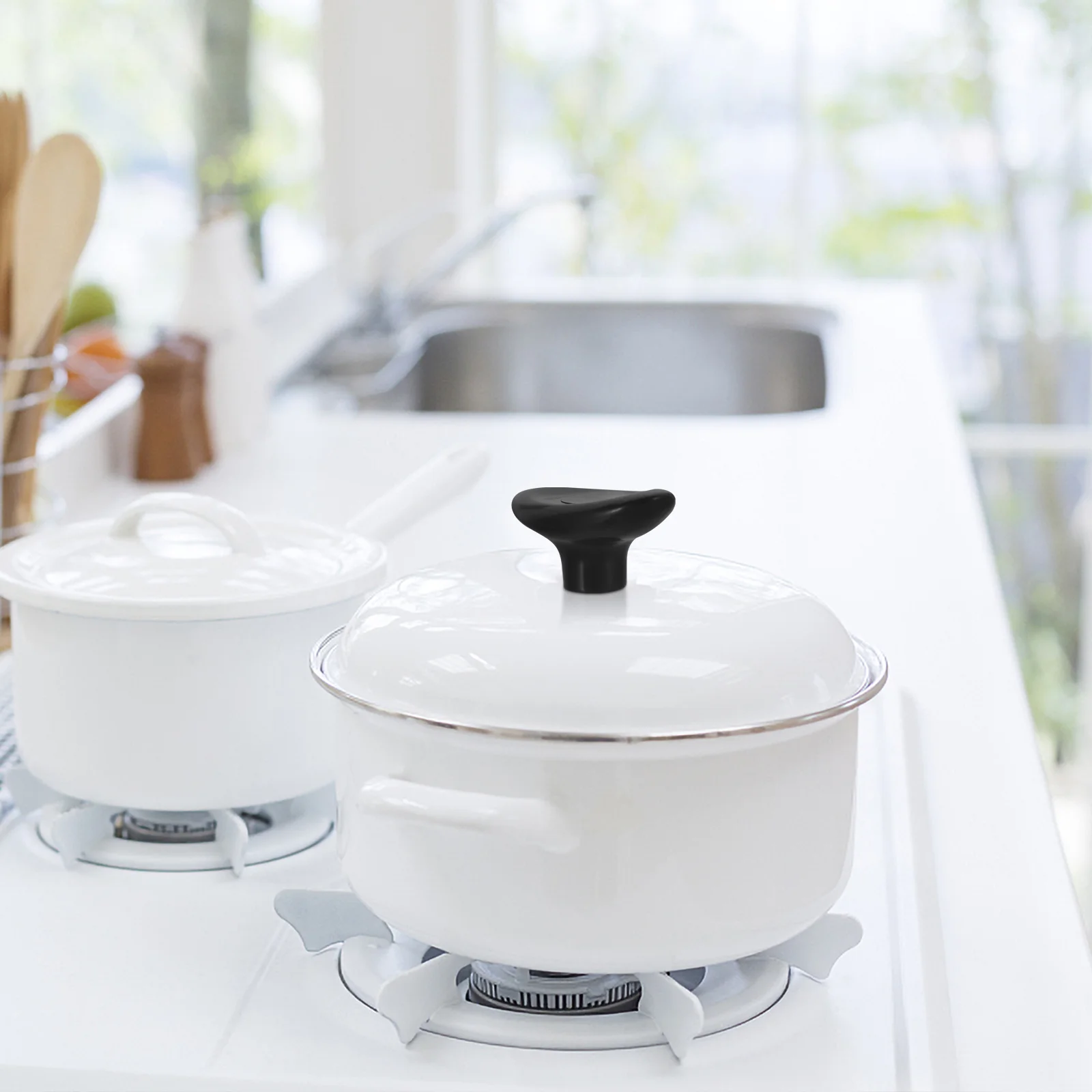 

6 Pcs Pot Top Beads Wear-resistant Lid Handle Accessories Pan Knobs Pp Universal