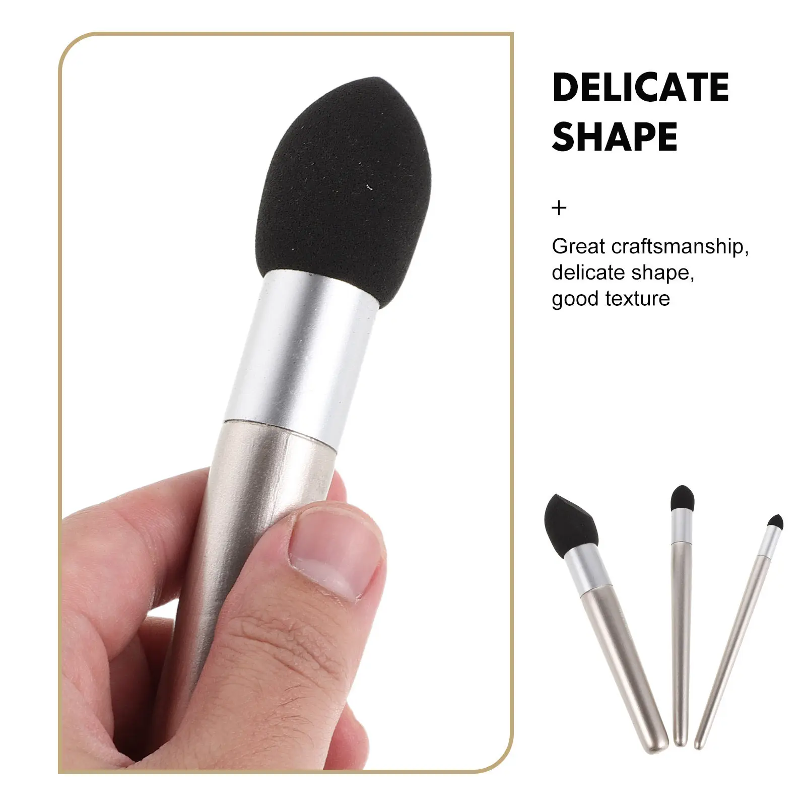 3Pcs 아티스트 블렌딩 스펀지 펜 스케치 블렌딩 스텀프 소프트 스펀지 드로잉 도구 연필 수채화용 원활한 색상 혼합