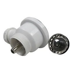 Kitchen Sink Mini Basket Strainer Waste Kit  Stainless Steel 70mm PP Flange  Durable Construction  Easy Installation