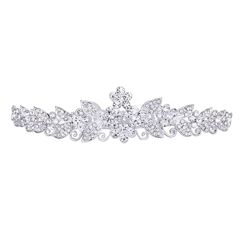 Wedding Hair Accessories Crown Headband Crystal Rhinestone Tiara Comb Bride Bridal
