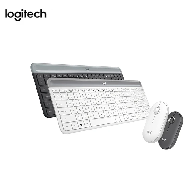 Logitech MK470 Combo Clavier et Souris sans Fil pour Windows, 2,4
