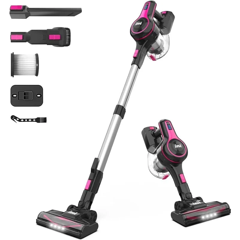 

Battery, Powerful Lightweight Cordless Vacuum Cleaner, Up to 45 Mins Runtime, for Home Hard Floor Carpet Pet Hair-N5T