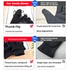2 in 1 Winter Fleece Warm Thumb Flip Ski Gloves Fingerless Convertible Sport Mittens Windproof Running Cycling Gloves Men Women 5