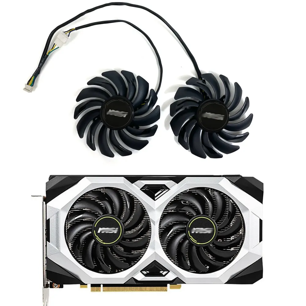 Nuova Ventola Di Raffreddamento 2 Pz/Set 87Mm Pld09210S12Hh 2060 S Rtx2070 Per Ventola Grafica Di Raffreddamento Msi Geforce Rtx 2070 2060 Super Ventu