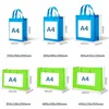 StoBag 10pcs Color Non-woven Shopping Tote Bags Cloth Fabric Eco-friendly Storage Reusable Large Pouches Custom Logo(Extra Fee) 3