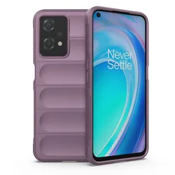 Shockproof Rubber Silicone Protective Bumper Cover - 6.6-inch for Realme 9 ProPlus (Purple)