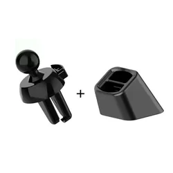 Universal Wireless Car Charger Stand (Black Clip and Base)