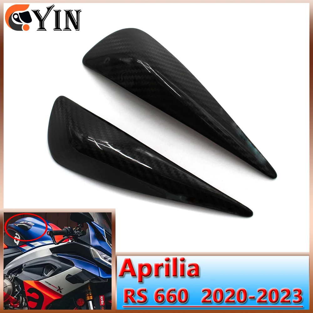 

Motorcycle Accessories carbon fiber fuel tank slide protection sleeve Inner liner protection For Aprilia RS660 RS 660 2020-2023