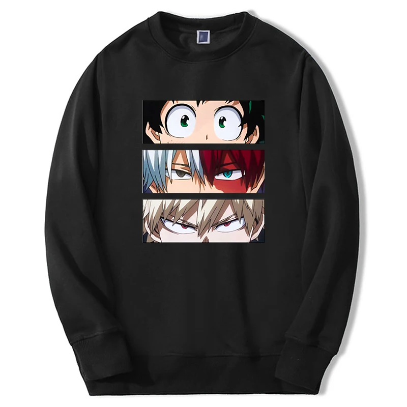 

My Hero Academia Hoodie For Men/women Anime Bakugou Graphic Sweatshirt Hoody Long Sleeve Fleece Fashion Moletom Streetwear