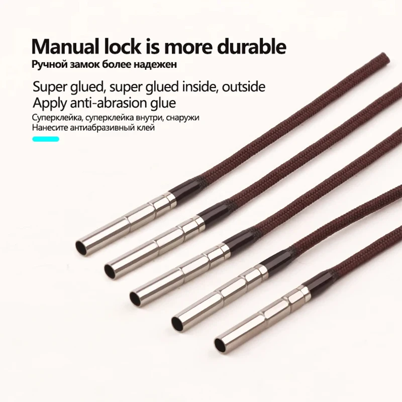 5PCS Rod Tip Swivel Rod End Tip Main Line Winding Universal Rotating Stainless Steel Swivel Fresh Water Fishing Tools Tackle fishing tackle