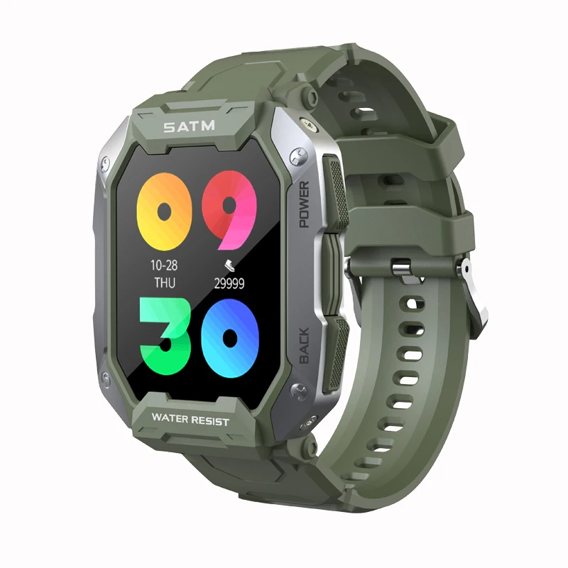 

New Smart Watch Men IP68 5ATM Waterproof Outdoor Sports Fitness Tracker Health Monitor Smartwatch for Android IOS 2023
