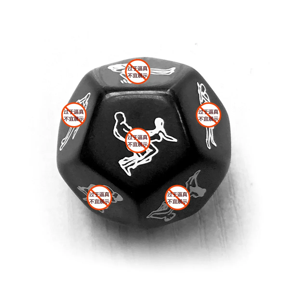 Samox Russian Sex Dice Set Acrylic Erotic Game Toys for Couples Men Women Adult Fidget Roller Toy for Reducing Stress