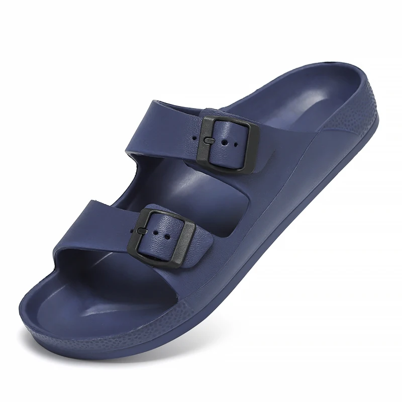 Summer Women Lightweight Rubber Slippers Clogs Garden Shoes Beach Sandals Indoor Home Slides Soft Free shipping Big Size 43 44 3