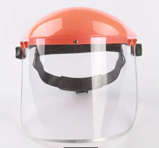 high quality ABS Enhanced anti-chemical splash protective mask anti-shock visor labor safety mask Aluminum alloy edging