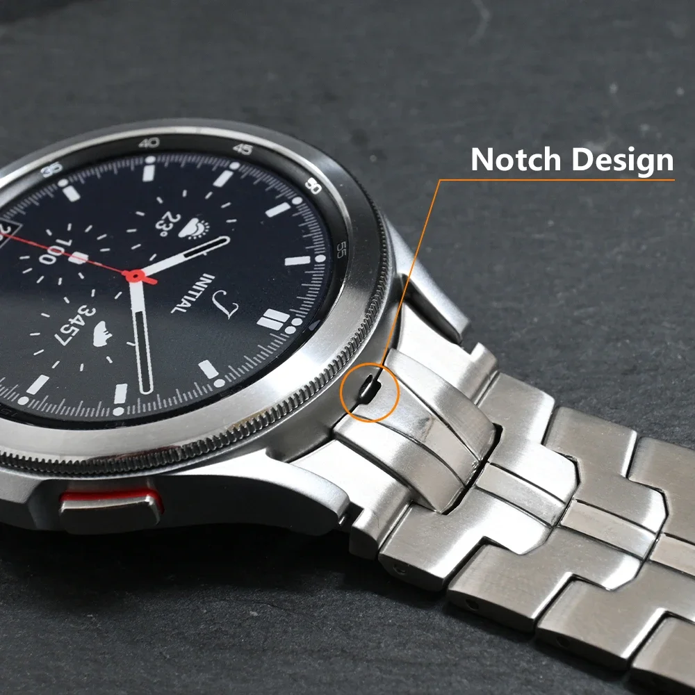 Premium Quick Fit Stainless Steel Watch Strap - Seamless Design, No Gaps