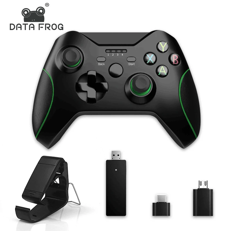 

DATA FROG 2.4G Wireless Controller For Xbox One Console Dual Vibration Gamepad For PS3/Android Phone Joysticks For PC Win7/8/10