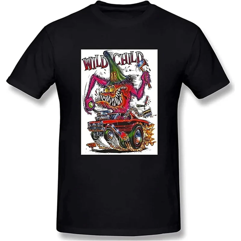 

Rat Fink T-shirt mens unisex black tees