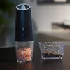 USB Rechargeable Electric Salt and Pepper Grinder Adjustable Coarseness Large Capacity Auto Spices Grinders Kitchen Cooking Tool 4