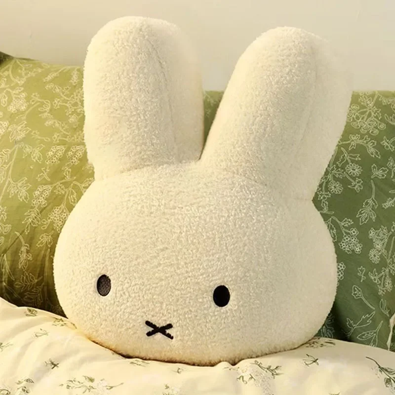 Cuscino Decorativo Miffy Per Bambini | Peluche Morbido | Lavabile | Bianco | 30x21 Cm - Foto 3