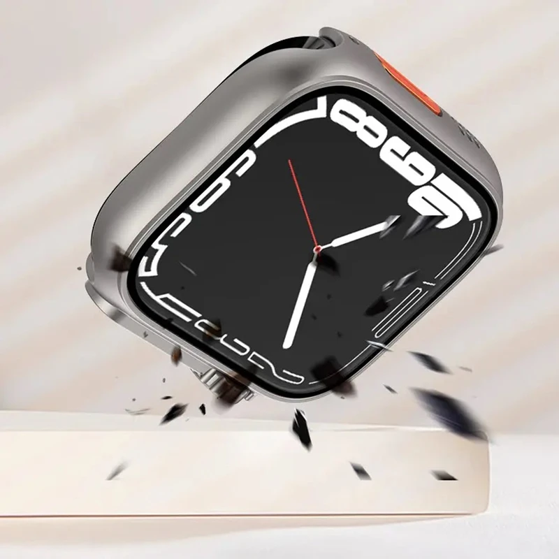Premium Glass Watch Case with Screen Protector and Ultra Bumper