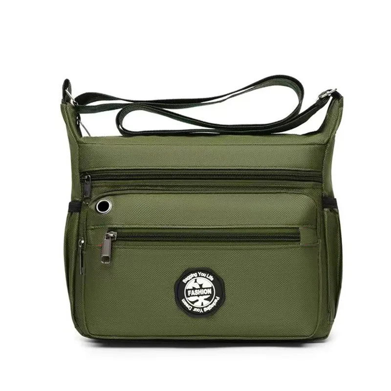 Falcon Messenger Bag - Shoulder Bag/Cross Body/Satchel/Laptop Bag - Black - FI2568