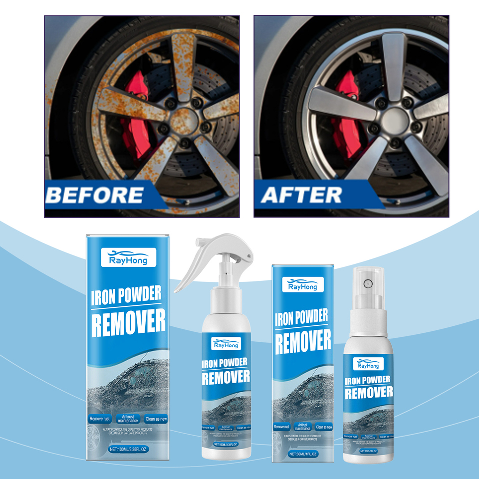 30/100ML Metal Rust Remover Multifunctional Automotive Wheel Polishing And Refurbishing Agent Faucet Stainless Steel RustRemover