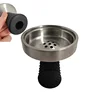 High-end Shisha Bowl Hookah Accessories Stainless Steel Tobacco Cigarette Holder Чаша Для Кальяна Nargile Water Pipe Smoke Bowls 1