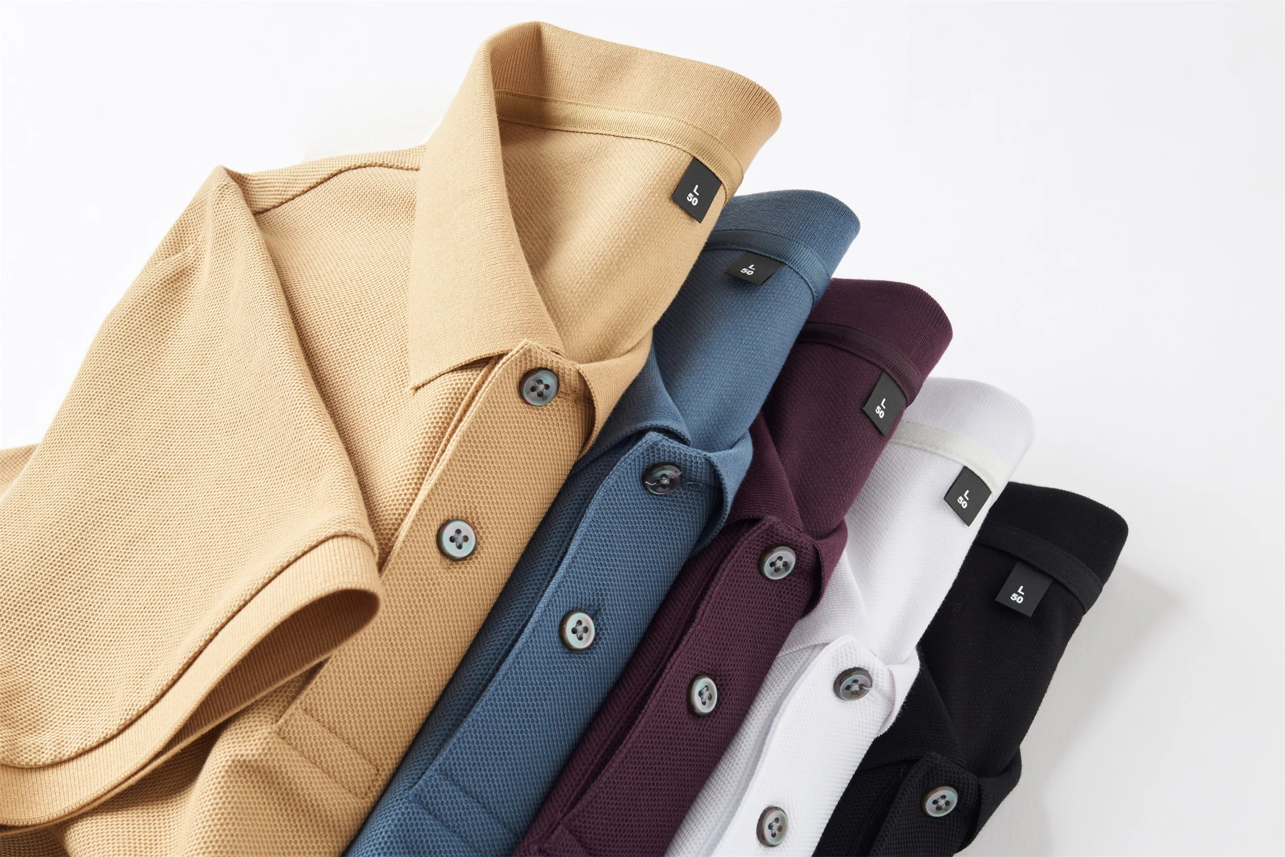 100% pure cotton luxury brand men's short sleeved polo shirt summer fashion stripe classic golf top casual silk business T-shirt 96 S63c5217c06de44eb883c4a5883cc269cW