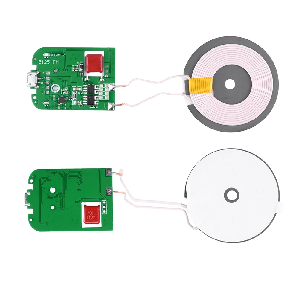 Universal Portable Fast Charging Wireless Charger DIY Kit - Transmitter Module with Coil Circuit Board