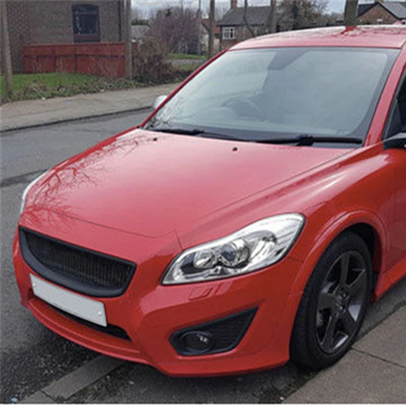 Fit Volvo C30 2010 2011 2012 2013 Year Racing Grille Redesign Front Bumper Grill Body Kit Accessories