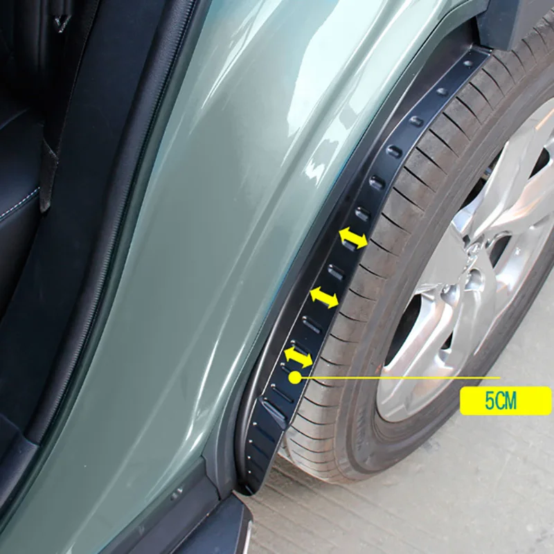 Spatlappen voor auto's voor Toyota RAV4 2019-2024 Hybrid XA50 2022, 4-delige auto-buitenspatbord Spatwaterdichte anti-botsingsaccessoires,A/for Toyota