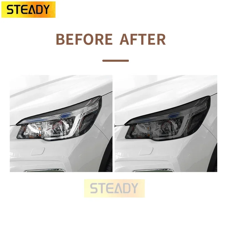 2 Pcs Car Headlight Protective Film Front Smoked Black TPU Sticker For Subaru Forster WRX BRZ Outback Legacy Impreza Accessories 5 2 Pcs Car Headlight Protective Film Front Smoked Black TPU Sticker For Subaru Forster WRX BRZ Outback Legacy Impreza Accessories 5