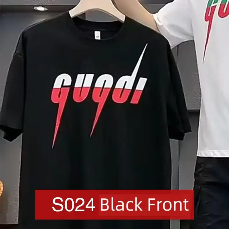 

Men's Casual Oversized T-shirt Cotton Breathable Loose Clothing Y2k Harajuku Streetwear Short Sleeve Tops Graphic Tee Kanye