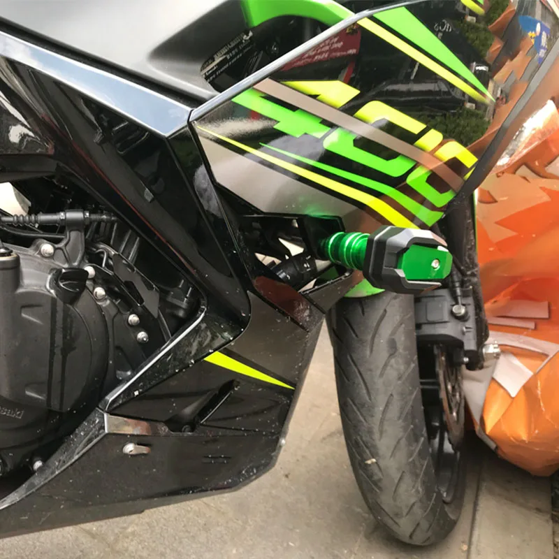 Zabezpieczenie przed upadkiem motocykla ramka suwak padowa osłona nadwozia ochraniacz nadający się do NINJA400 NINJA 400 Z400 2018-2023