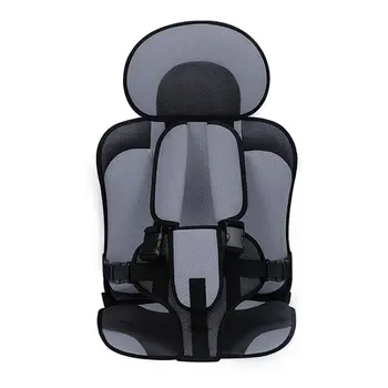 어린이 안전 시트 매트, 6 개월에서 12 세까지 통기성 의자 매트, 아기 자동차 시트 쿠션, 조절 가능한 유모차 시트 패드 상품 이미지