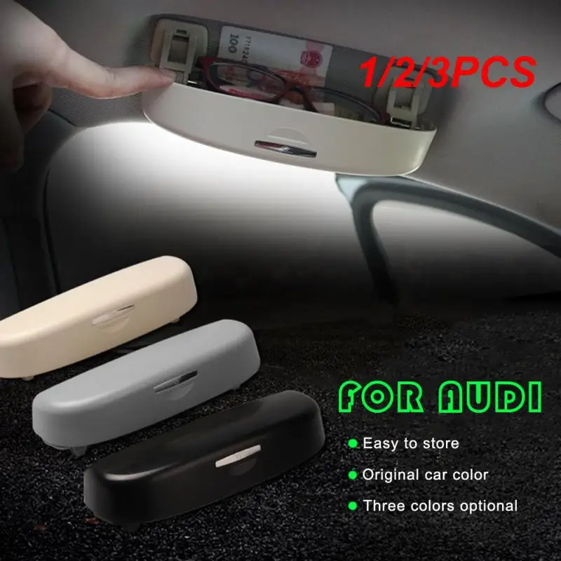 

1/2/3 шт. футляр для очков держатель для солнцезащитных очков фотоаксессуары для очков A3 8V A4 B8 B9 Q3 Q5 Q7 автомобильные аксессуары