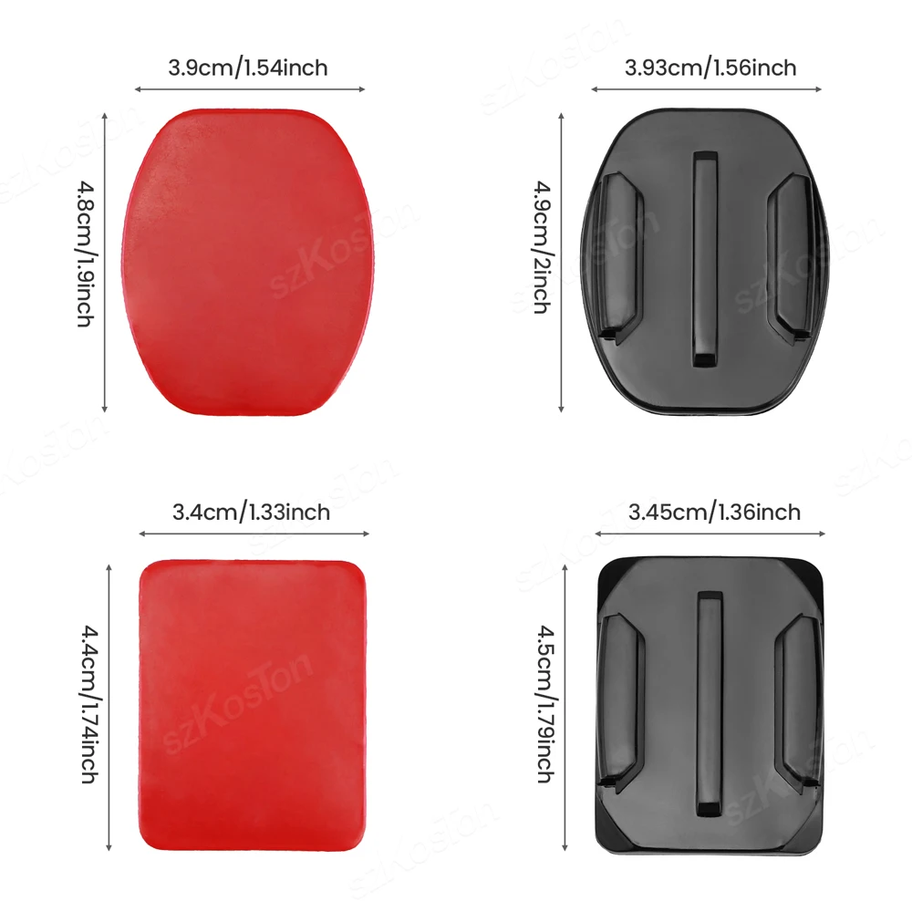 Lot de coques et accessoires pour caméra action