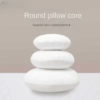 Round Pillow Core 45*45/40*40/50*50cm Home Solid Cushion Core Head Waist Pillow Inner PP Cotton Filler Cushion Filling Cojines 1