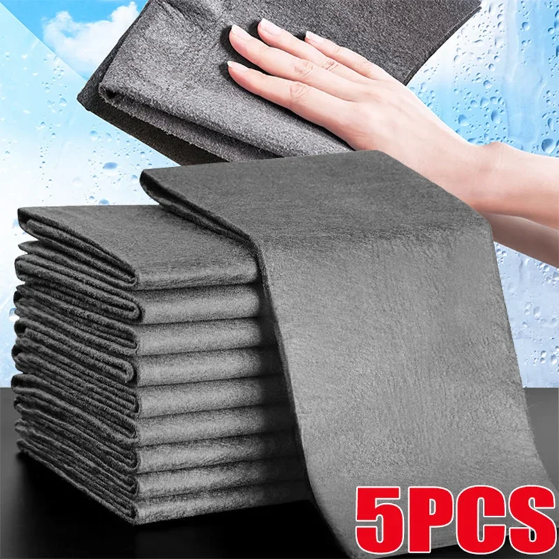

Magic Glass Wiping Rags Multifunction Thin Windows Mirror Cleaning Cloths Home Car Washing Towel Kitchen Bathroom Clean Tools