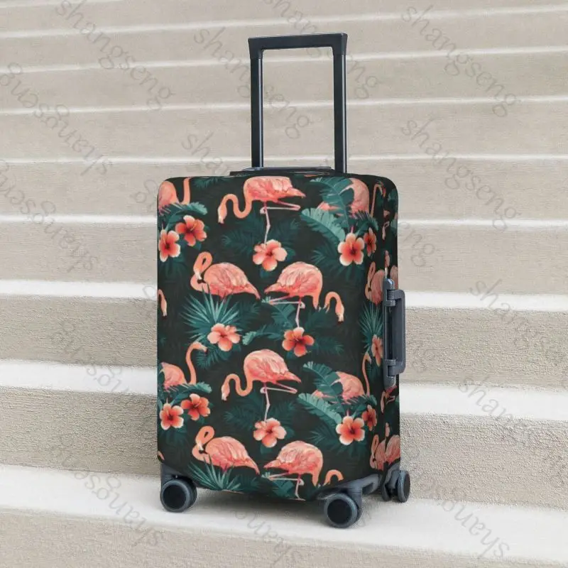 Banana Leaf Flamingo Leaf Thicken Luggage Cover Elasticity Trolley dust cover Suitcase Protection Cover Suitcase Case 2