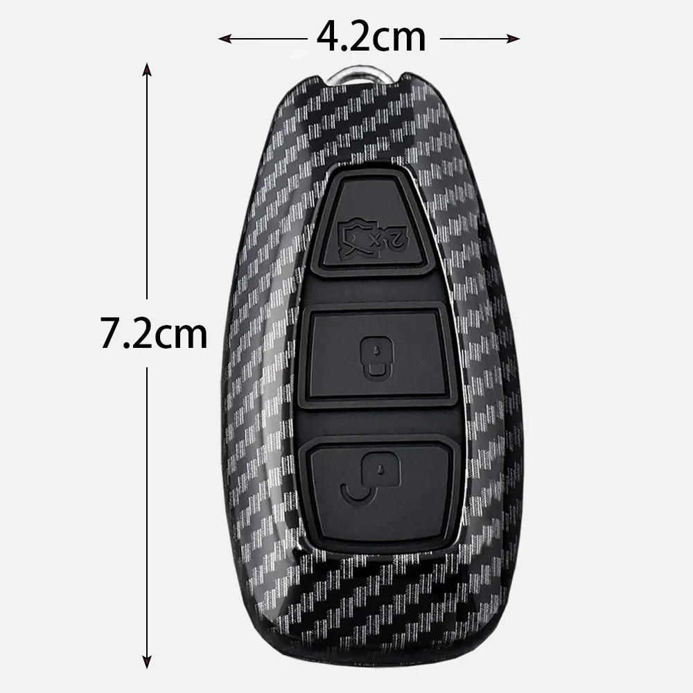 Metallic Carbon Car Key Fob Cover and Protection Case