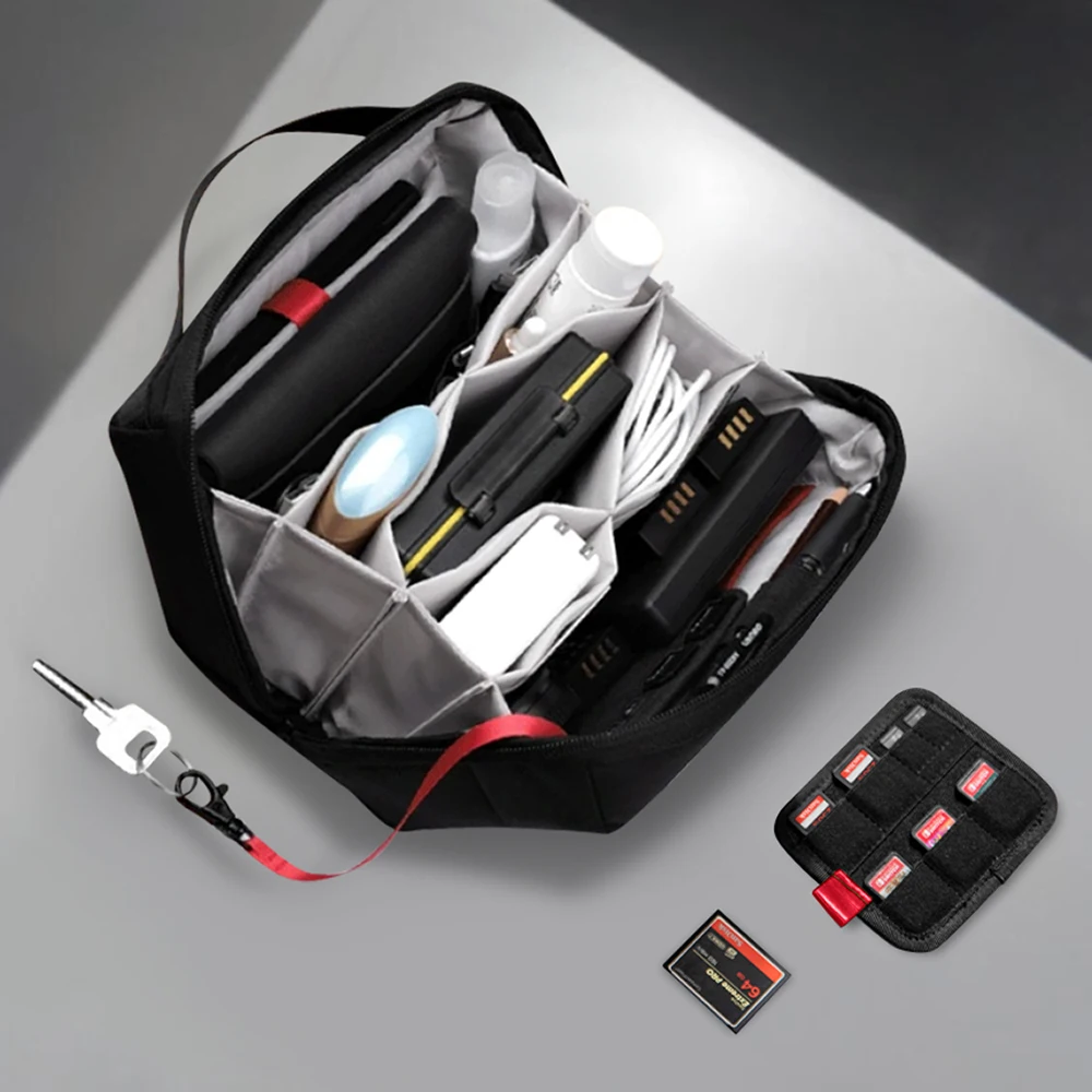 Electronic Organizer Travel Cable Organizer Bag Pouch Portable