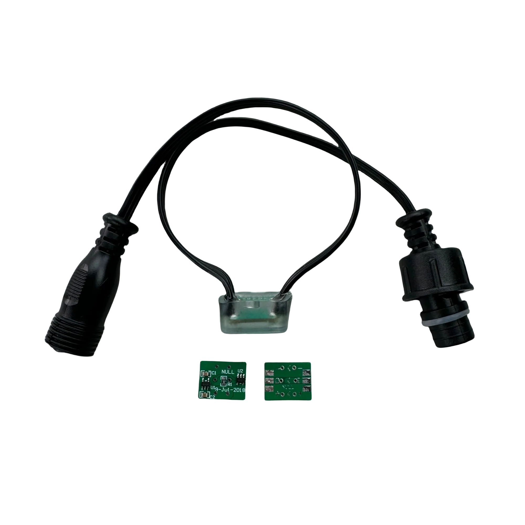 DC5-24V Square Shape Pixel Data Booster Amplifier For 12V 3-wire TTL/SPI pixels WS2811/WS2812/UCS2904 IP67 3 Core