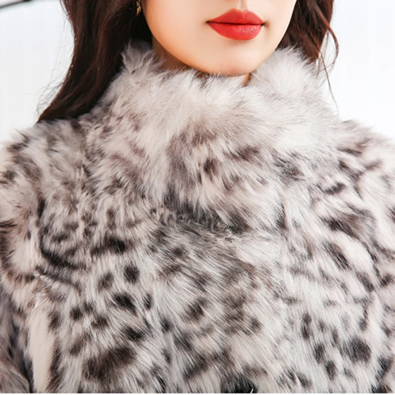 2023 Winter New Women Faux Fur Coat Long Loose Stylish Colorful Thickened Warm Soft Shaggy Parkas Casual Luxury Design Outwear
