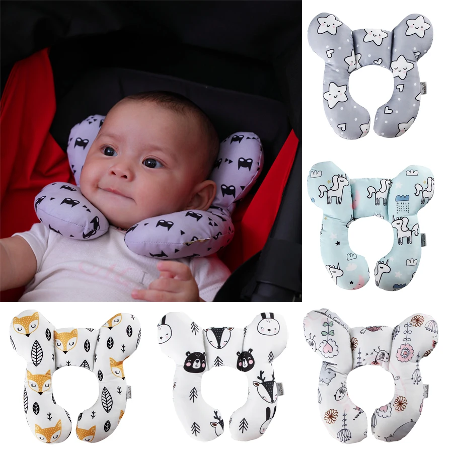 

Baby Pillow Protective Travel Car Seat Head Neck Support Pillows Newborn Children U Shape Headrest Toddler Cushion 0-3 Years