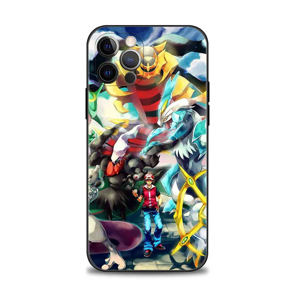 apple 13 pro max case Phone Case for Apple iPhone 13 11 12 pro max XS XR X 8 7 6 6s Plus SE 13promax 12mini 13mini 5 5S Cover Pokemon All Team iphone 13 pro max case